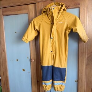 Kuling Mustard Yellow Waterproof fleece suit